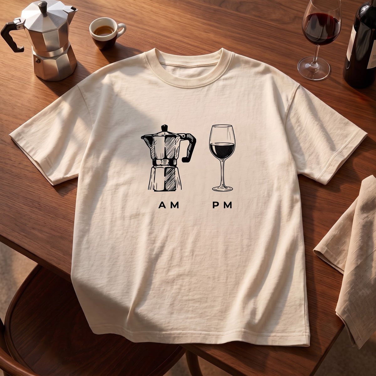 KUADRO 43 - AM Coffee PM Wine, editorial